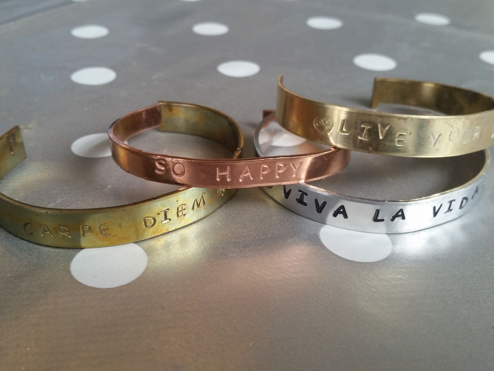 Metalen armband strips